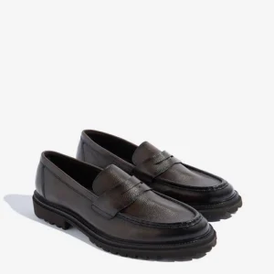 New School Chocolate Italian Loafer Style Shoes