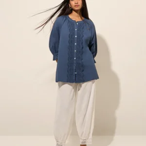 White ankle length Salwar Pant