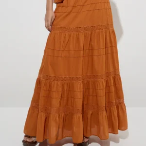 Caramel Layered Skirt