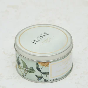 Home Green Fleur Tin Candle